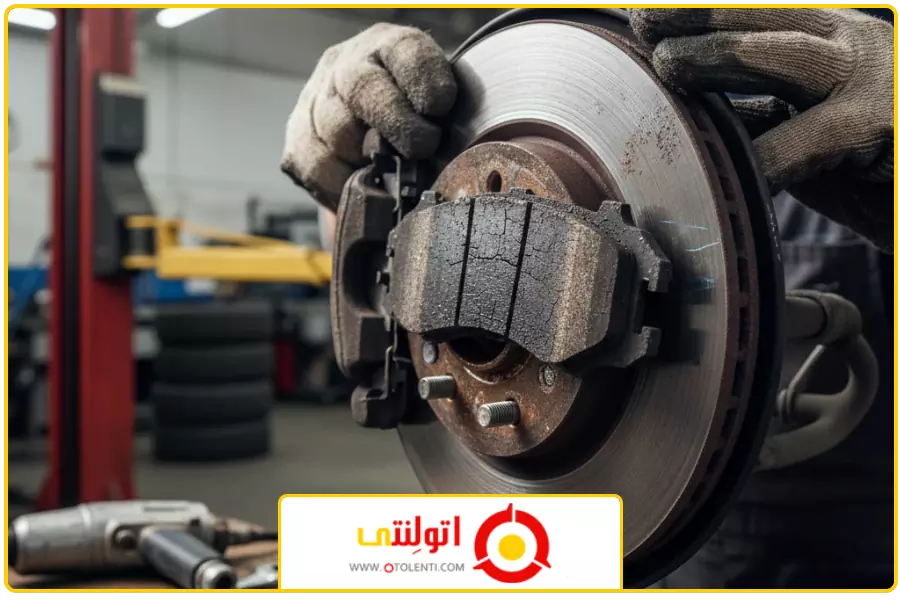 عکس شاخص | علائم تمام شدن لنت ترمز خودرو