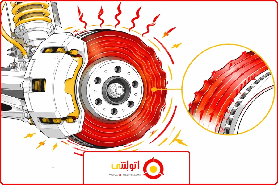 تاب به چه معناست | دلیل تاب دیسک ترمز
